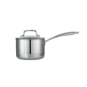 Tri-Ply Clad 2 Qt Covered Stainless Steel Sauce Pan