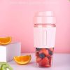 1PC Portable Blender; One-handed Drinking Mini Blender For Shakes And Smoothies With Rechargeable USB