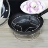 1pc Stainless Steel Kitchen Pot Holder; Steam Pot Holder; Heat Insulation Pad; Anti-scalding Rack