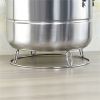 1pc Stainless Steel Kitchen Pot Holder; Steam Pot Holder; Heat Insulation Pad; Anti-scalding Rack