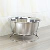 1pc Stainless Steel Kitchen Pot Holder; Steam Pot Holder; Heat Insulation Pad; Anti-scalding Rack