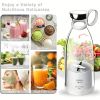 Portable Electric Juicer; Mini Household Wireless Charging Small Stirring Squeezing Water Juice Maker Juicer Cup 350ML