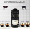 70ml Capsule Coffee Machine Automatic Espresso Machine 19Bar Extraction French Drip Mocha Italian Epresso, touch sensing 1450W