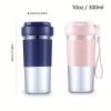 Portable Blender Usb Rechargeable Cordless Mini Personal Blender; Small Shakes Smoothie Fruit Juice Blender Cup For Home Outdoor Travel Office