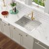 Stainless Steel Drop-in Kitchen Sink, Deep Topmount  Stainless Steel Laundry Sink Single Bowl Laundry Room Sink Outdoor Sink