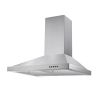 30 inch Wall Mounted Kitchen Range Hood Stainless Steel 450 CFM Vent LED Lamp 3-Speed New